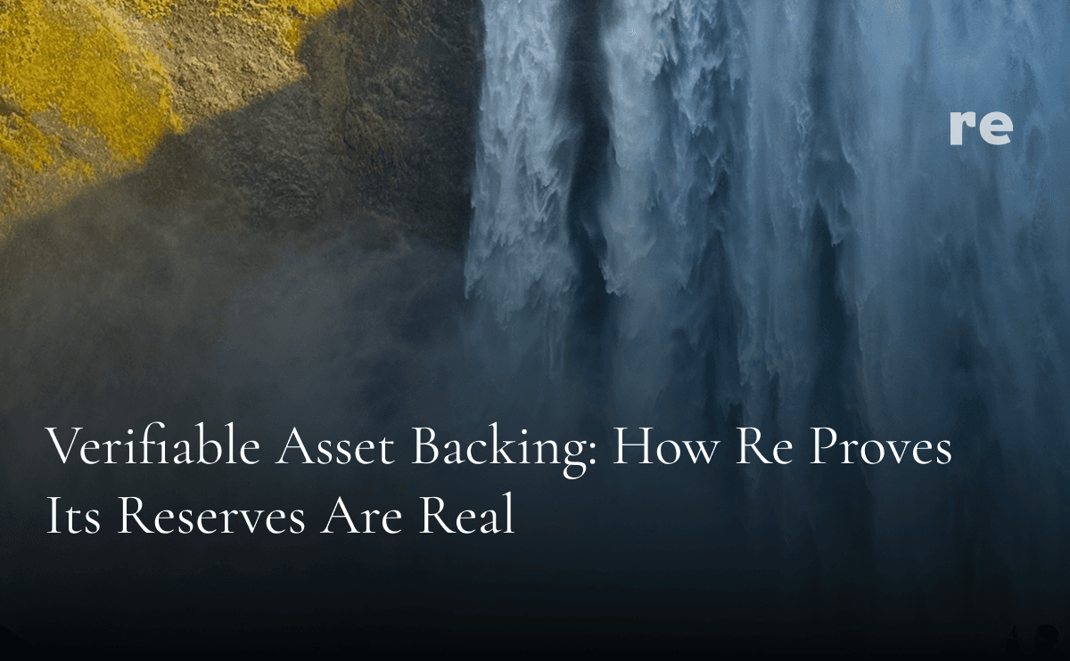 Verifiable Asset Backing: How Re Proves Its Reserves Are Real