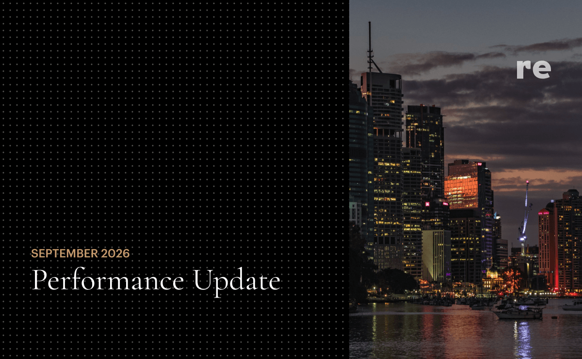 Performance Update: September 2026